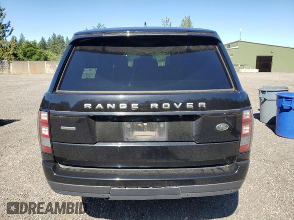 2015 Land Rover Range Rover Supercharged with VIN SALGS3TF3FA213286, listed as a Copart auction lot 63522135 with 98,511 mi miles and Salvage title. Bid and sale history available at DreamBid. Image 6.