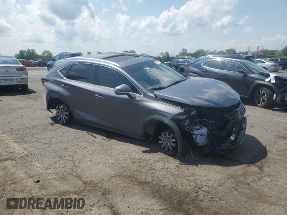 2020 Lexus NX 300 z VIN JTJDARDZ8L5014034, wystawiony jako Copart lot #59514895 z przebiegiem 62 137 mil mil oraz Szkoda całkowita • Salvage title. Historia ofert i sprzedaży dostępna na DreamBid. Obrazek 4.