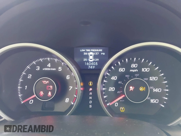 2012 Acura TL Tech Auto with VIN 19UUA9F53CA003187, listed as a IAAI auction lot 41802059 with 160,403 mi miles. Bid and sale history available at carsss.com. Image 7.