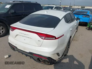 2023 Kia Stinger GT-Line with VIN KNAE35LD6P6130376, listed as a IAAI auction lot 41888309 with 8,509 mi miles. Bid and sale history available at carsss.com. Image 4.