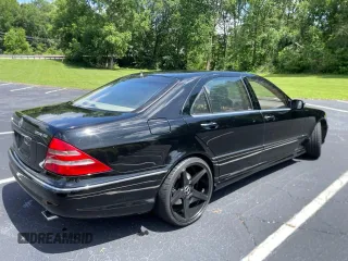 2001 Mercedes-Benz S 55 AMG z VIN WDBNG73J31A199344, wystawiony jako Copart lot #62281285 z przebiegiem 73 112 mil mil oraz Czysty tytuł • Clean title. Historia ofert i sprzedaży dostępna na DreamBid. Obrazek 4.