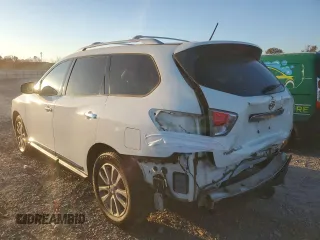 2016 Nissan Pathfinder Platinum with VIN 5N1AR2MN6GC642383, listed as a Copart auction lot 82894194 with 129,000 mi miles and Salvage Title. Bid and sale history available at carsss.com. Image 2.