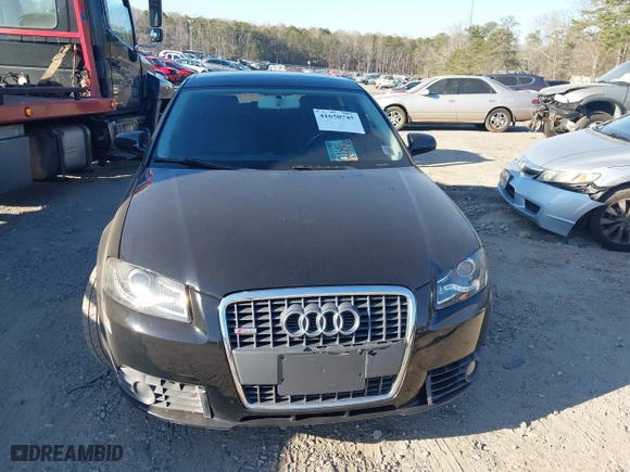 2007 Audi A3 with VIN WAUNF78P57A093209, listed as a IAAI auction lot 41650745 with 155,471 mi miles. Bid and sale history available at carsss.com. Image 12.