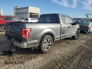 2017 Ford F-150 XL with VIN 1FTEX1CP3HFA43031, listed as a Copart auction lot 89388605 with 176,948 mi miles and Salvage Title. Bid and sale history available at carsss.com. Image 3.