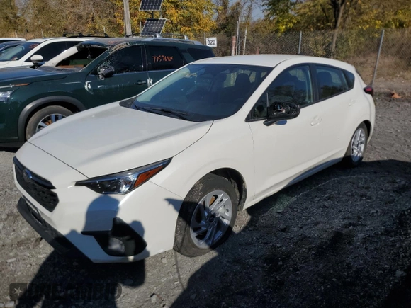 2024 Subaru Impreza with VIN JF1GUABC3R8274555, listed as a Copart auction lot 77147544 with 2,814 mi miles and Salvage Title. Bid and sale history available at carsss.com. Image 1.