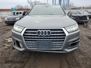 2017 Audi Q7 Premium Plus with VIN WA1LAAF71HD032877, listed as a Copart auction lot 46947115 with 115,218 mi miles and Salvage Title. Bid and sale history available at carsss.com. Image 5.