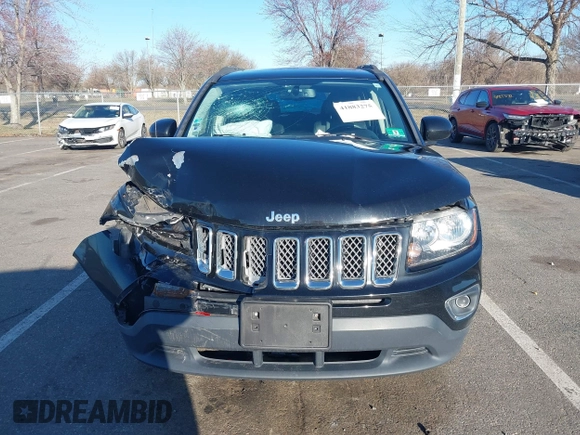 2016 Jeep Compass High Altitude Edition with VIN 1C4NJDEB3GD762908, listed as a IAAI auction lot 41883275 with 93,968 mi miles. Bid and sale history available at carsss.com. Image 11.