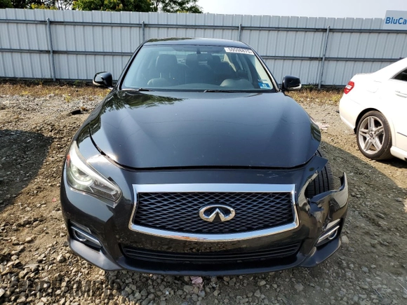 2015 Infiniti Q50 Sport with VIN JN1BV7AR7FM414915, listed as a Copart auction lot 59598875 with 168,160 mi miles and Salvage title. Bid and sale history available at DreamBid. Image 5.
