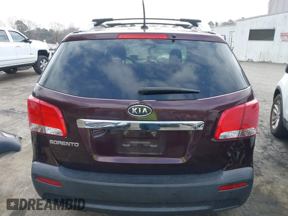 2011 Kia Sorento LX with VIN 5XYKT3A11BG162130, listed as a IAAI auction lot 41849206 with 1 mi miles. Bid and sale history available at carsss.com. Image 16.