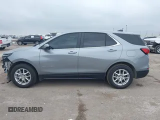 2024 Chevrolet Equinox LT with VIN 3GNAXKEG8RS157449, listed as a IAAI auction lot 42152265 with 39,351 mi miles and . Bid and sale history available at DreamBid. Image 15.
