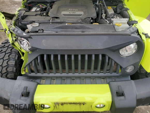 2017 Jeep Wrangler Unlimited Sahara z VIN 1C4BJWEGXHL511918, wystawiony jako Copart lot #52927595 z przebiegiem 83 624 mil mil oraz Szkoda całkowita • Salvage title. Historia ofert i sprzedaży dostępna na DreamBid. Obrazek 11.