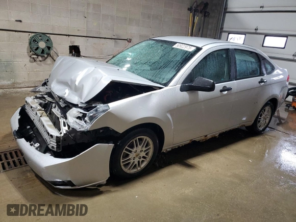 2009 Ford Focus SE with VIN 1FAHP35N39W110125, listed as a Copart auction lot 50922975 with 193,407 mi miles and Salvage Title. Bid and sale history available at carsss.com. Image 1.