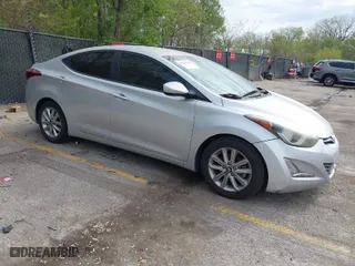 2016 Hyundai Elantra SE with VIN 5NPDH4AE4GH771764, listed as a IAAI auction lot 42053406 with 208,351 mi miles. Bid and sale history available at carsss.com. Image 1.