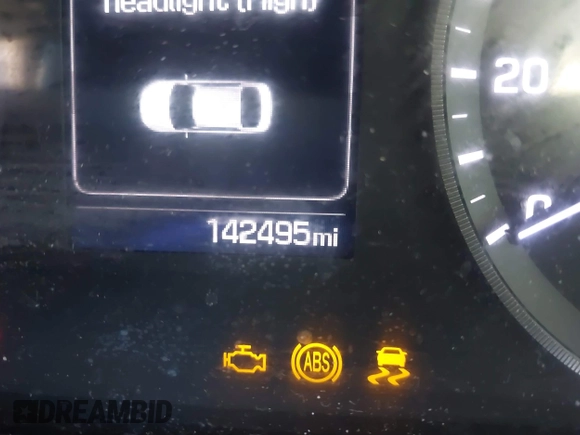 2017 Hyundai Sonata SE with VIN 5NPE24AF5HH507209, listed as a IAAI auction lot 41459129 with 145,842 mi miles. Bid and sale history available at carsss.com. Image 16.