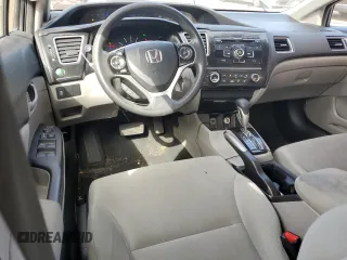 2013 Honda Civic LX with VIN 19XFB2F57DE212202, listed as a Copart auction lot 54188345 with 121,369 mi miles and Salvage Title. Bid and sale history available at DreamBid. Image 8.