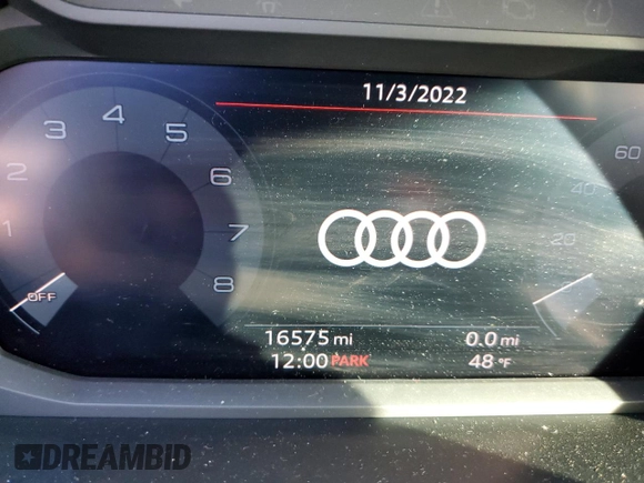 2019 Audi Q3 Premium with VIN WA1AECF38K1087128, listed as a Copart auction lot 66690412 with 16,575 mi miles. Bid and sale history available at carsss.com. Image 8.