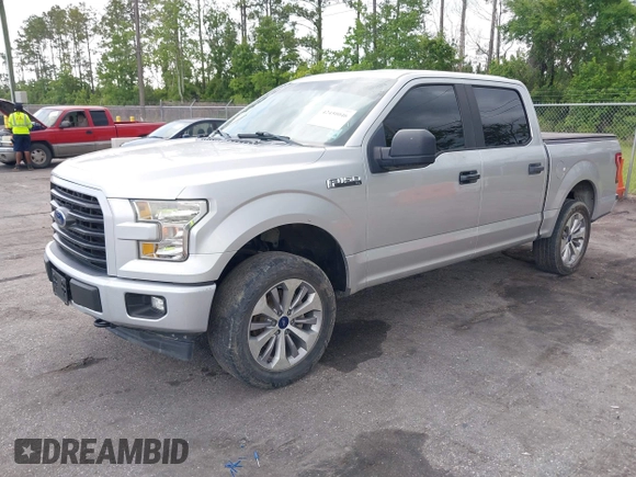 2017 Ford F-150 XL with VIN 1FTEW1EP3HFC11699, listed as a IAAI auction lot 42450046 with 106,664 mi miles and . Bid and sale history available at DreamBid. Image 17.