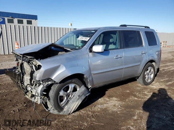 2013 Honda Pilot EX-L with VIN 5FNYF4H6XDB040076, listed as a Copart auction lot 85567384 with 162,240 mi miles and Salvage Title. Bid and sale history available at carsss.com. Image 1.
