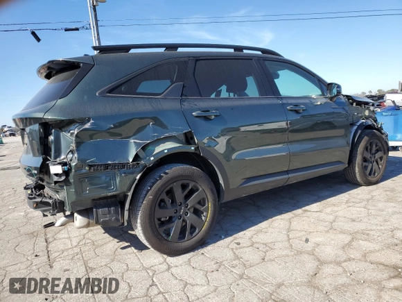 2023 Kia Sorento X-Line S with VIN 5XYRLDLC1PG227648, listed as a Copart auction lot 80270424 with 10,097 mi miles and Clean Title. Bid and sale history available at carsss.com. Image 3.