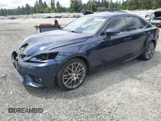 2014 Lexus IS 250 with VIN JTHCF1D25E5001263, listed as a Copart auction lot 61678235 with 78,086 mi miles and Salvage title. Bid and sale history available at DreamBid. Image 1.