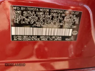 2007 Lexus GS 350 z VIN JTHBE96S770016616, wystawiony jako Copart lot #61614405 z przebiegiem 218 365 mil mil oraz Czysty tytuł • Clean title. Historia ofert i sprzedaży dostępna na DreamBid. Obrazek 13.
