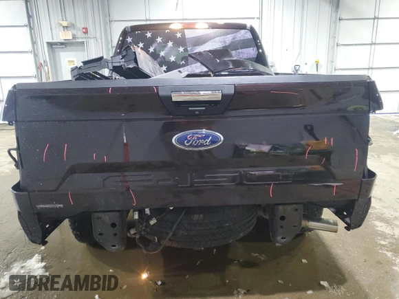 2018 Ford F-150 XL with VIN 1FTEX1EB8JFE06317, listed as a Copart auction lot 45714555 with 108,888 mi miles and Salvage Title. Bid and sale history available at DreamBid. Image 6.