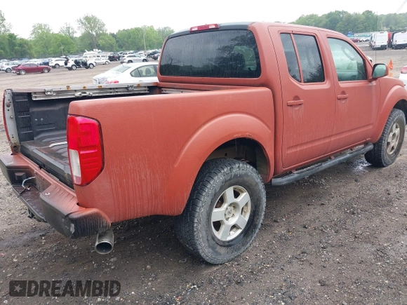 2005 Nissan Frontier LE with VIN 1N6AD07W25C462629, listed as a IAAI auction lot 42237382 with 157,460 mi miles and . Bid and sale history available at DreamBid. Image 4.