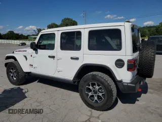 2021 Jeep Wrangler Unlimited Rubicon z VIN 1C4HJXFN1MW749453, wystawiony jako Copart lot #58394975 z przebiegiem 23 394 mil mil oraz Czysty tytuł • Clean title. Historia ofert i sprzedaży dostępna na DreamBid. Obrazek 2.