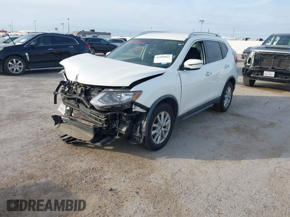 2019 Nissan Rogue SV with VIN KNMAT2MT7KP528124, listed as a IAAI auction lot 41898662 with 70,909 mi miles. Bid and sale history available at carsss.com. Image 18.