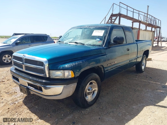 1999 Dodge Ram 1500 with VIN 3B7HC13Y0XG169104, listed as a IAAI auction lot 41936221 with 183,546 mi miles. Bid and sale history available at carsss.com. Image 2.