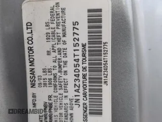2004 Nissan 350Z Enthusiast z VIN JN1AZ34D54T152775, wystawiony jako Copart lot #56900385 z przebiegiem 182 564 mil mil oraz Szkoda całkowita • Salvage title. Historia ofert i sprzedaży dostępna na DreamBid. Obrazek 12.
