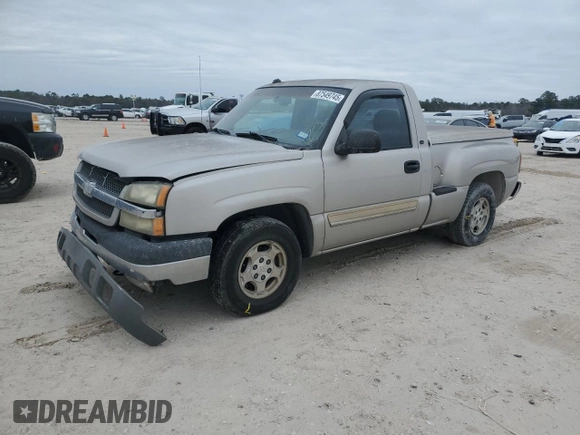 2004 Chevrolet Silverado 1500 LS with VIN 1GCEC14T04Z184560, listed as a Copart auction lot 87549745 with 113,569 mi miles and Salvage Title. Bid and sale history available at carsss.com. Image 1.