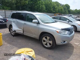2010 Toyota Highlander Limited with VIN JTEDK3EH1A2162281, listed as a IAAI auction lot 42570088 with Not provided miles and . Bid and sale history available at DreamBid. Image 1.