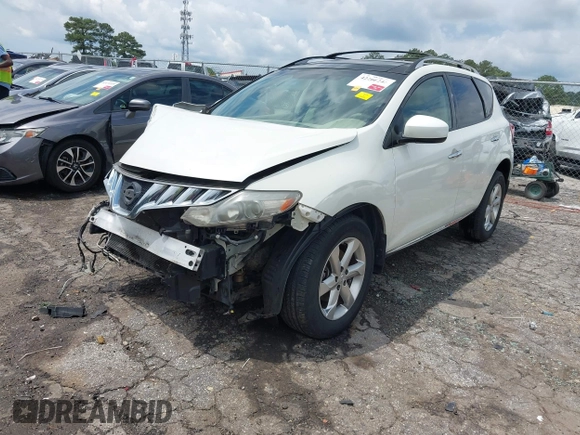 2010 Nissan Murano SL z VIN JN8AZ1MW0AW130023, wystawiony jako IAAI lot #42266242 z przebiegiem 185 074 mil mil oraz . Historia ofert i sprzedaży dostępna na DreamBid. Obrazek 2.