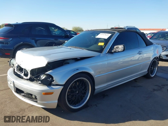 2003 BMW 3 Series 325Ci with VIN WBABS33413PG91828, listed as a IAAI auction lot 41513821 with 150,672 mi miles and . Bid and sale history available at DreamBid. Image 18.