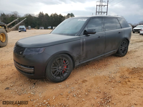 2024 Land Rover Range Rover SE with VIN SALKPBE94RA222080, listed as a Copart auction lot 43706375 with 0 mi miles and Salvage Title. Bid and sale history available at carsss.com. Image 1.