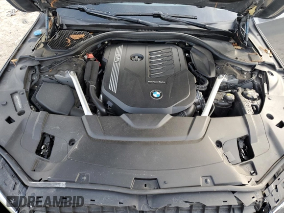 2020 BMW 7 Series 740i with VIN WBA7T2C06LCD15613, listed as a Copart auction lot 42206705 with 76,520 mi miles and Salvage Title. Bid and sale history available at carsss.com. Image 11.