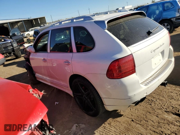 2006 Porsche Cayenne Turbo with VIN WP1AC29P36LA91133, listed as a Copart auction lot 77378314 with 141,350 mi miles and Salvage Title. Bid and sale history available at carsss.com. Image 2.