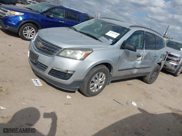 2016 Chevrolet Traverse LS with VIN 1GNKRFKD4GJ133311, listed as a IAAI auction lot 41541748 with 1 mi miles. Bid and sale history available at carsss.com. Image 17.