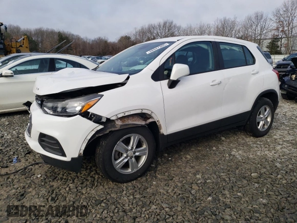 2019 Chevrolet Trax LS with VIN 3GNCJNSB2KL217682, listed as a Copart auction lot 48947305 with 65,836 mi miles and Salvage Title. Bid and sale history available at DreamBid. Image 1.