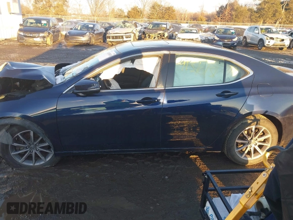 2019 Acura TLX with VIN 19UUB1F3XKA002422, listed as a IAAI auction lot 41310131 with 1 mi miles. Bid and sale history available at carsss.com. Image 14.