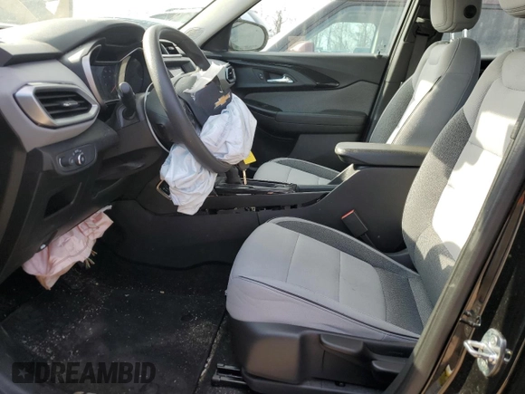 2021 Chevrolet TrailBlazer LS with VIN KL79MMS21MB169159, listed as a Copart auction lot 47581075 with 76,886 mi miles and Salvage Title. Bid and sale history available at DreamBid. Image 7.