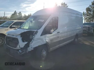 2024 Ford Transit Cargo with VIN 1FTBW3U86RKB32433, listed as a Copart auction lot 85781534 with 15,889 mi miles and Salvage Title. Bid and sale history available at DreamBid. Image 1.