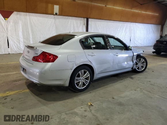 2015 Infiniti Q40 with VIN JN1CV6AR1FM524678, listed as a Copart auction lot 80853524 with 0 mi miles and Salvage Title. Bid and sale history available at carsss.com. Image 3.