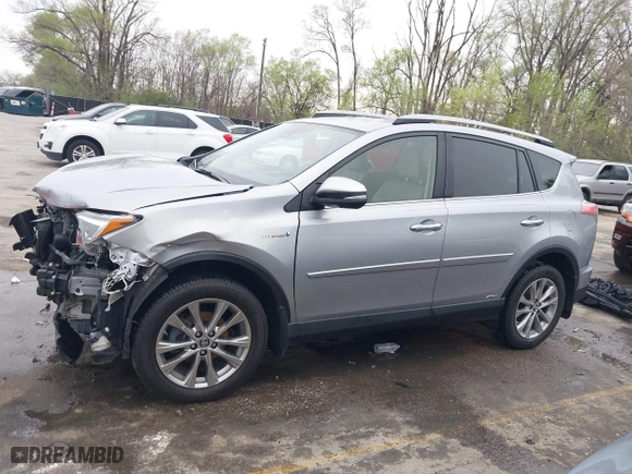 2017 Toyota RAV4 Hybrid Limited with VIN JTMDJREV5HD140010, listed as a IAAI auction lot 41925106 with 97,835 mi miles. Bid and sale history available at carsss.com. Image 15.