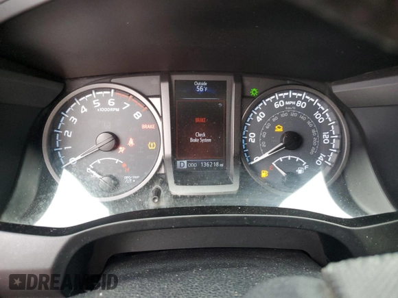 2017 Toyota Tacoma SR5 with VIN 3TMDZ5BN1HM015855, listed as a Copart auction lot 48785845 with 136,218 mi miles and Salvage Title. Bid and sale history available at carsss.com. Image 9.