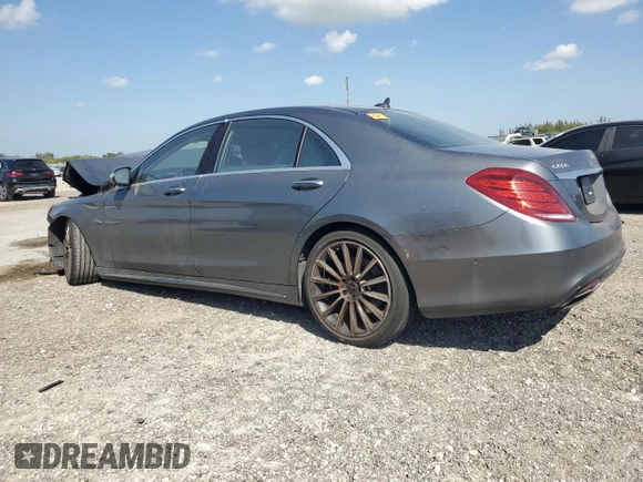 2017 Mercedes-Benz S 550 with VIN WDDUG8CB6HA340211, listed as a Copart auction lot 48356115 with Not Provided miles and Salvage Title. Bid and sale history available at carsss.com. Image 2.