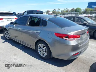 2016 Kia Optima LX with VIN 5XXGT4L33GG106342, listed as a IAAI auction lot 42272945 with 94,645 mi miles and . Bid and sale history available at DreamBid. Image 3.