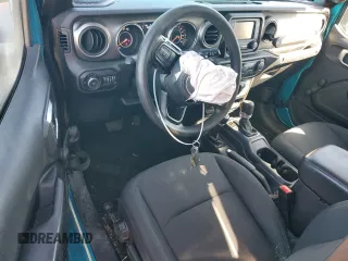 2020 Jeep Wrangler Sport with VIN 1C4GJXAG4LW178754, listed as a Copart auction lot 77232714 with 108,955 mi miles and Salvage title. Bid and sale history available at DreamBid. Image 8.