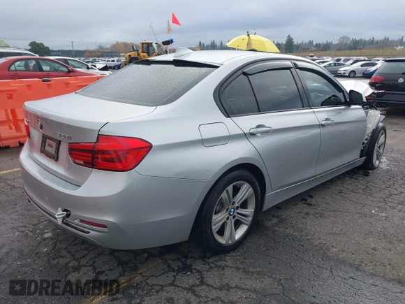 2016 BMW 3 Series 328i xDrive with VIN WBA8E3G56GNU04938, listed as a IAAI auction lot 40965235 with 63,863 mi miles. Bid and sale history available at carsss.com. Image 4.
